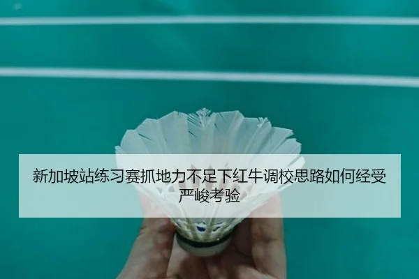 新加坡站练习赛抓地力不足下红牛调校思路如何经受严峻考验（leyu）